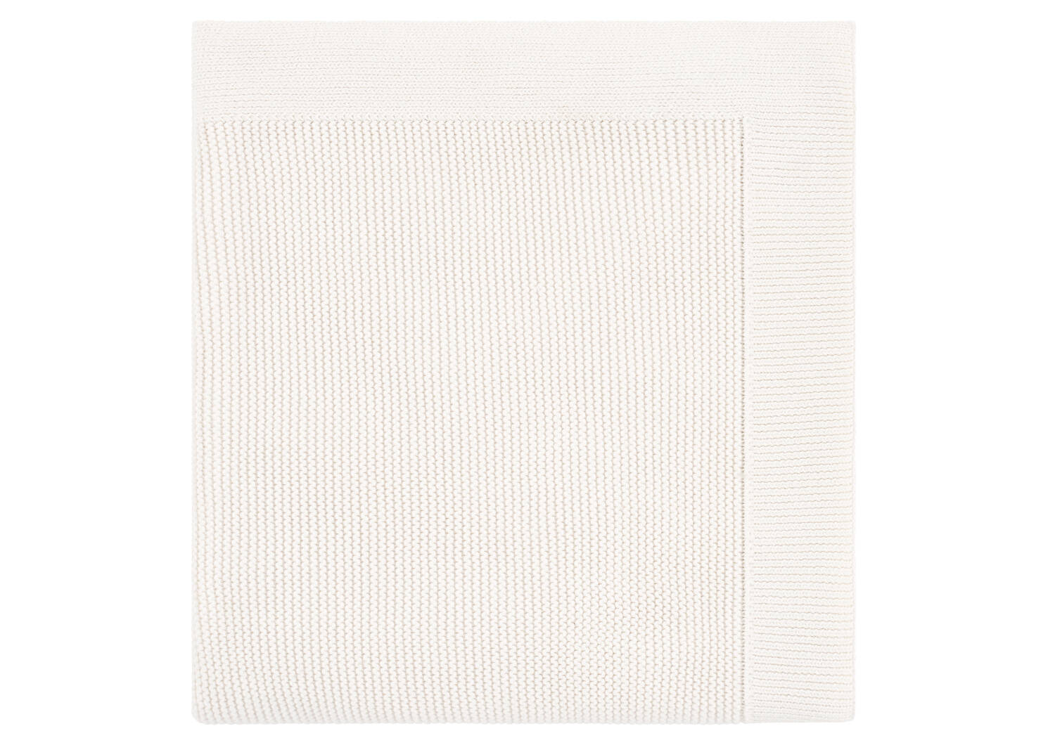 Jeté en coton Ashby ivoire