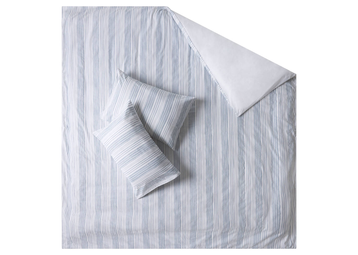 G ens. housse couette Connor blanc/bleu