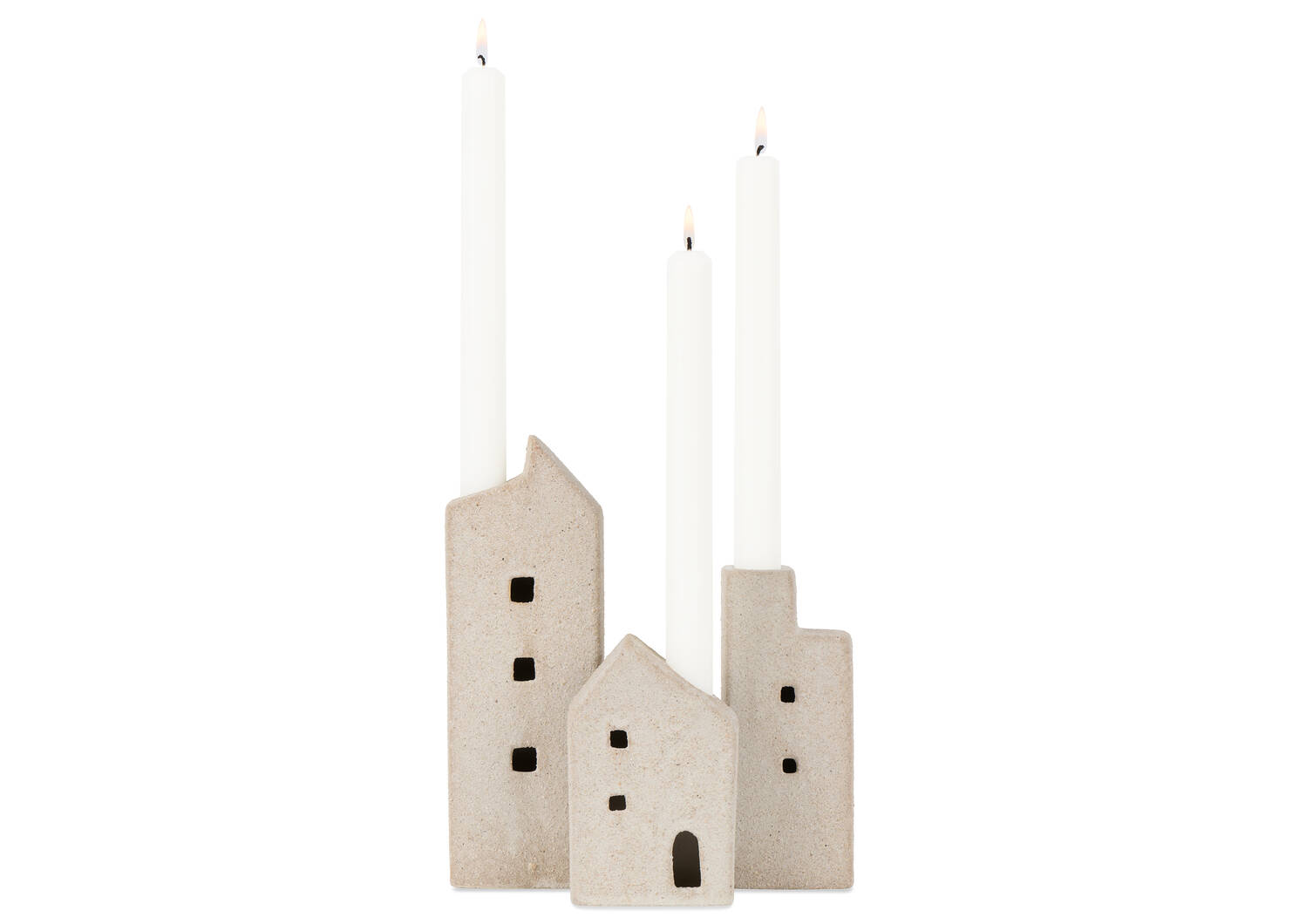 Casa Candle Holder Medium Fawn