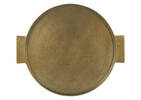 Plateau rond Corbyn laiton antique