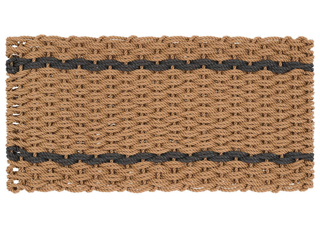 Paillasson Coastal Stripe Rope nat/gris