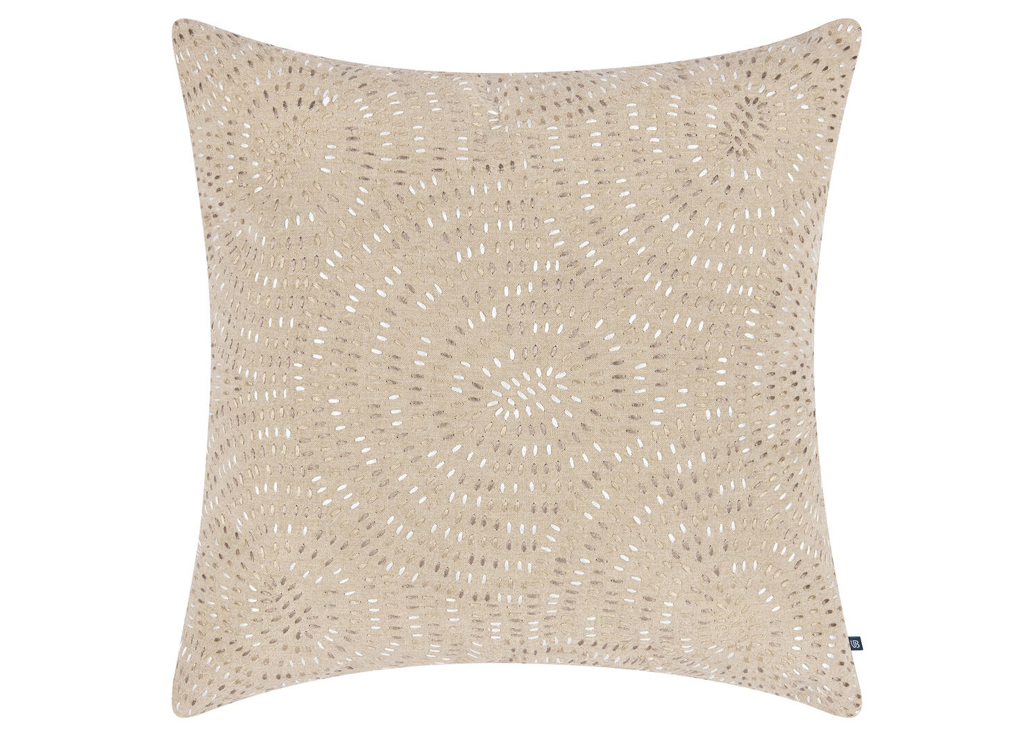 Coussin en coton Adriel 20x20 sable