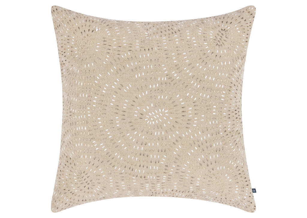 Coussin en coton Adriel 20x20 sable