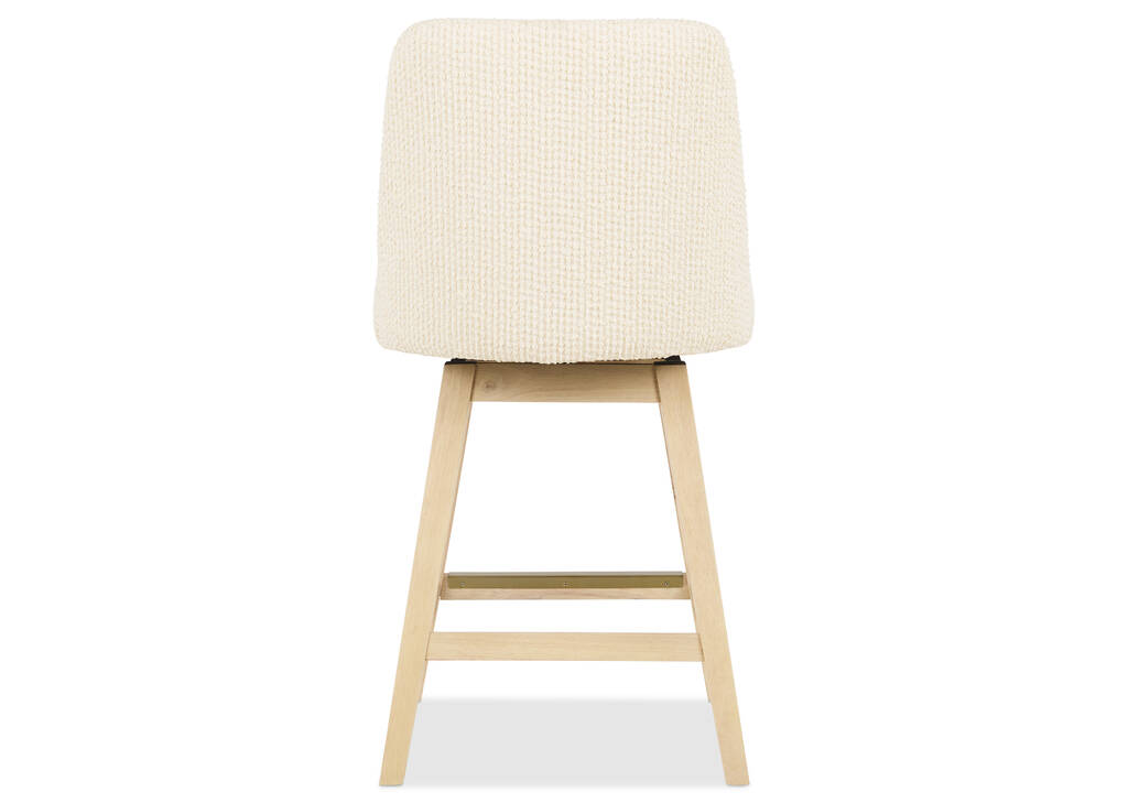 Tabouret pivotant Blair -Elna ivoire