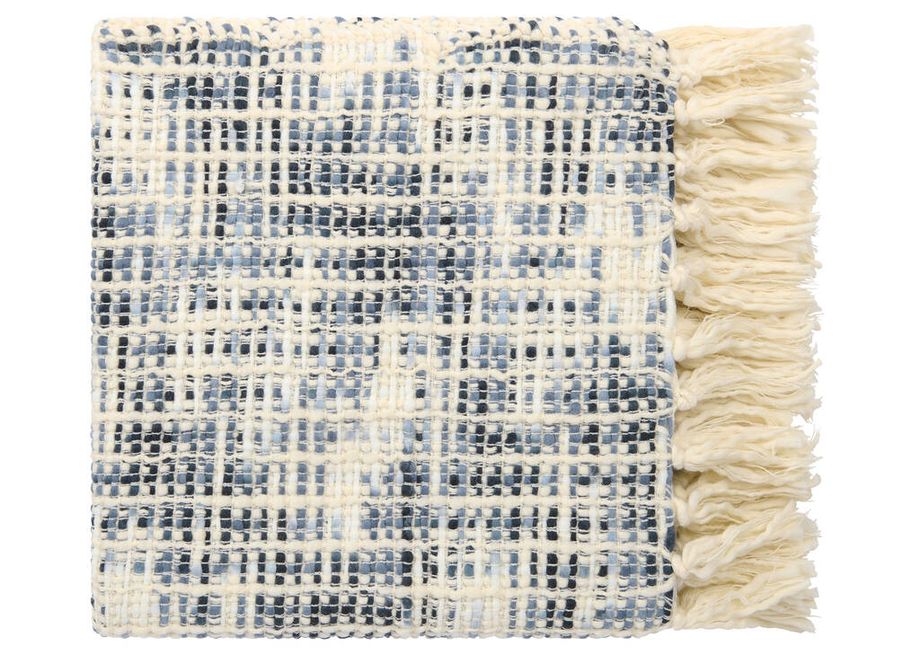 Jet&eacute; Mazie ivoire/bleu mer/marine