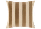 Coussin rayé Edith 20x20 naturel/faon