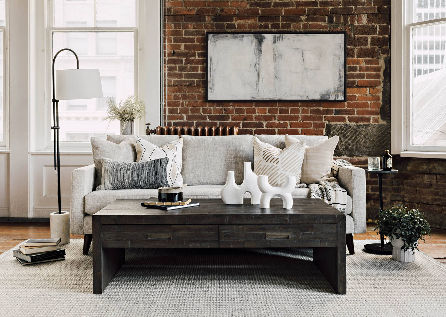 Cordell Rug - Ivory/Grey