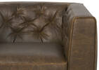 Fauteuil en cuir Marcello -Waco tabac