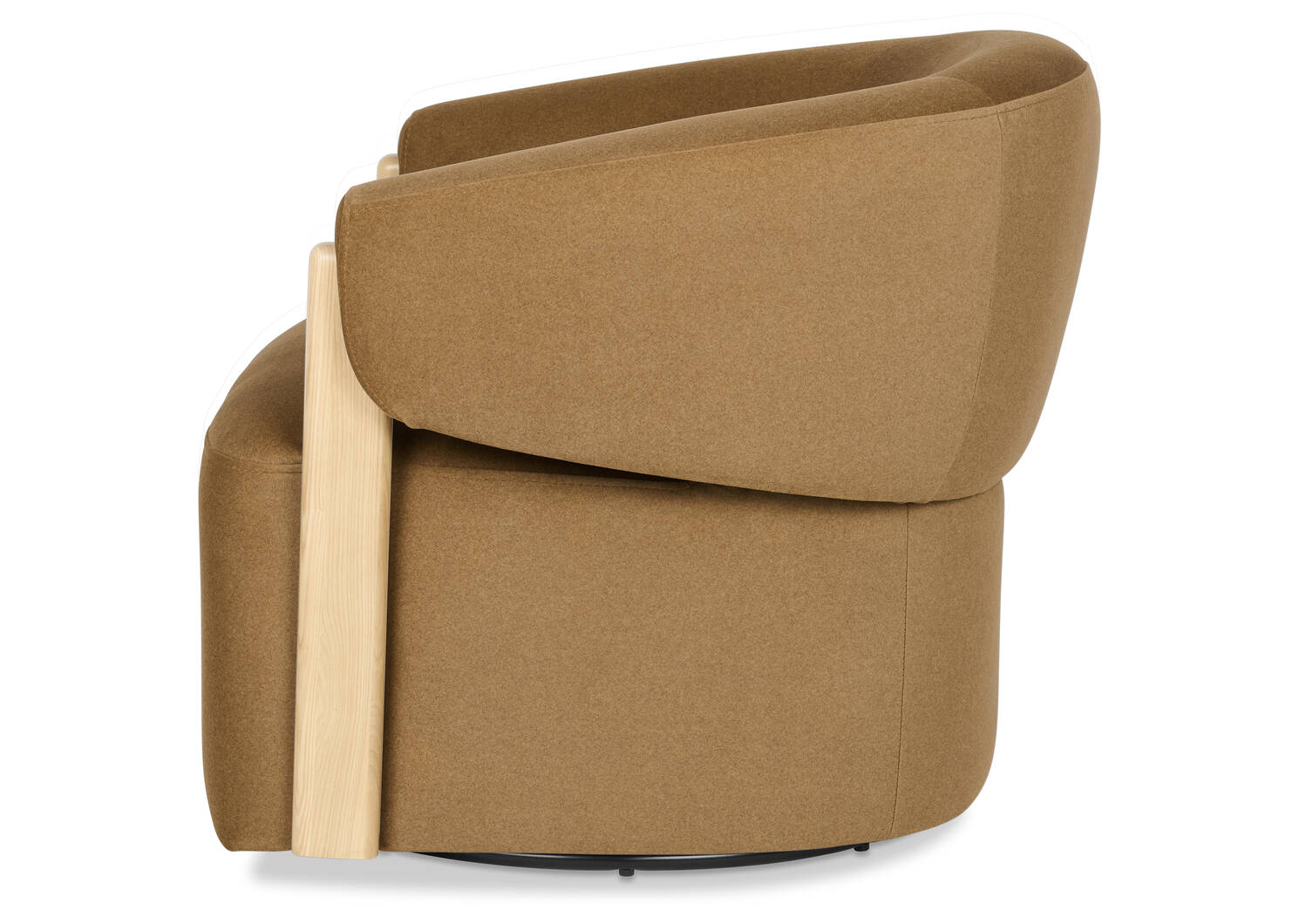 Fauteuil pivotant Alicent -Vaughn toffee