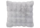 Zoey Faux Fur Pillow 20x20 Light Grey