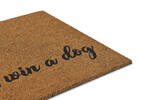 Win a Dog Doormat Natural