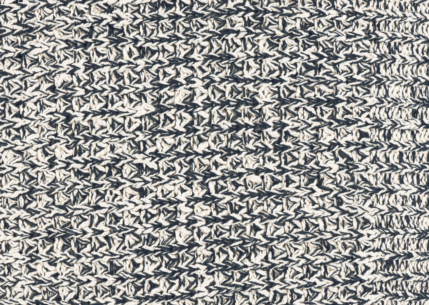 Kian Cotton Throw Navy/Natural
