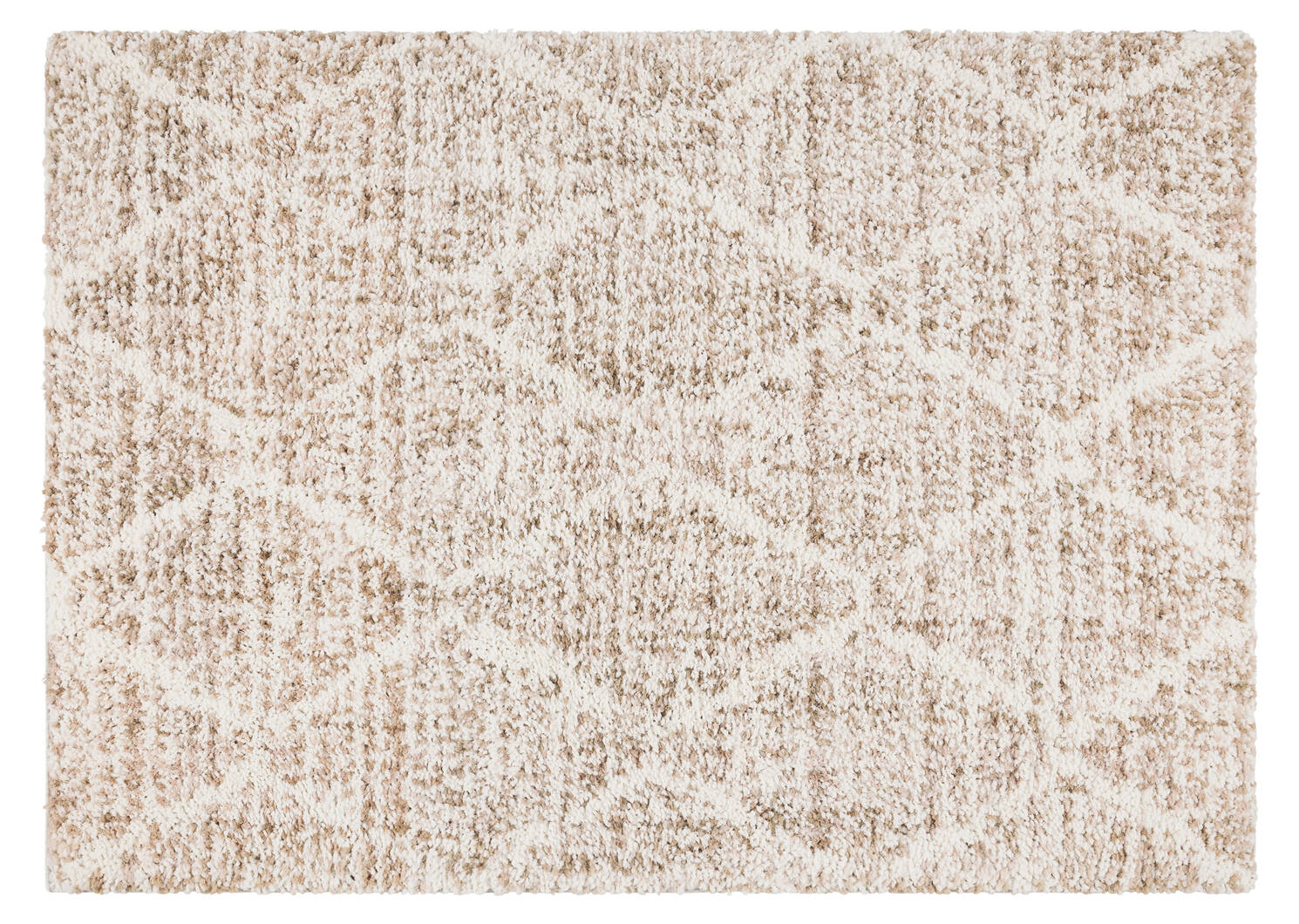 Tapis Kipton 94x121 sable/blanc