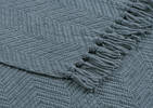 Elan Chenille Throw Sea Blue