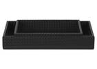 Fraser Faux Leather Tray Large Black