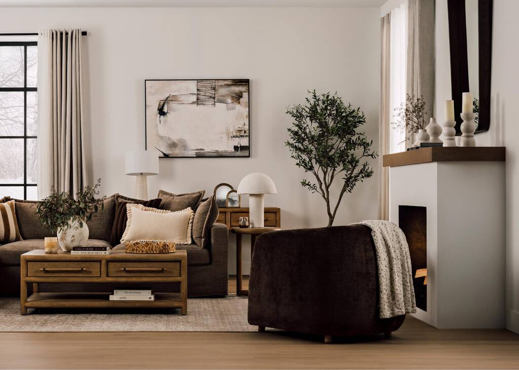 Fauteuil Statler -Judy chocolat