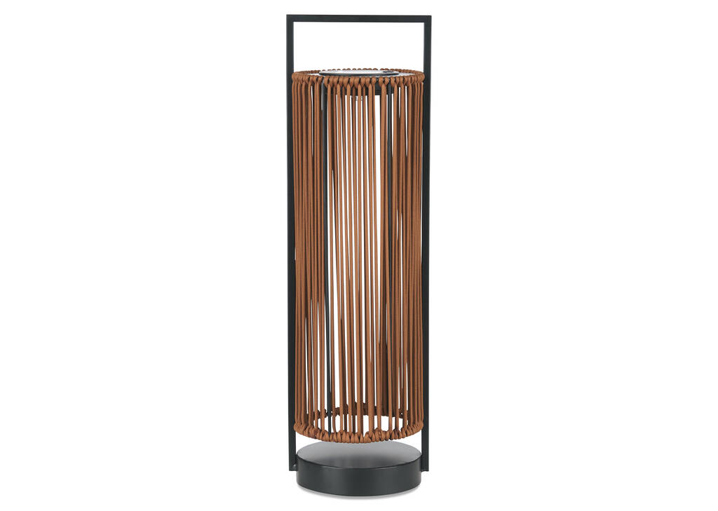 Dakota Solar LED Lantern Brown