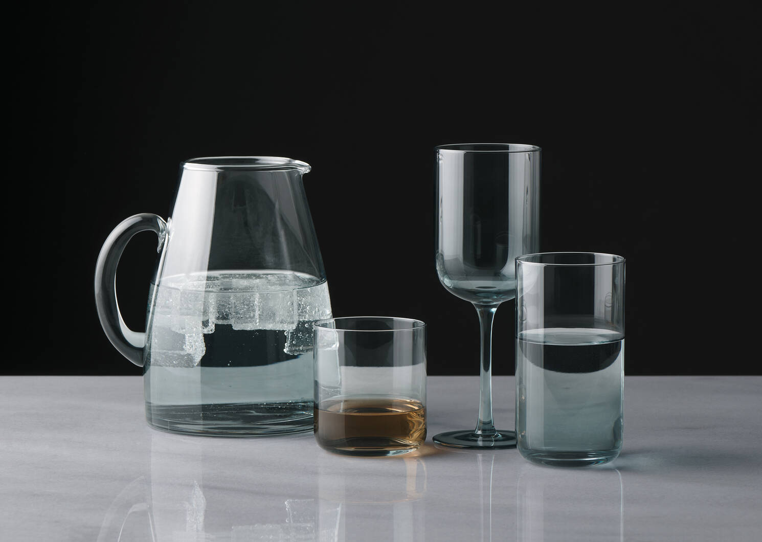 Verre long Jean brume