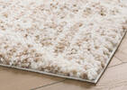 Tapis Kipton 94x121 sable/blanc