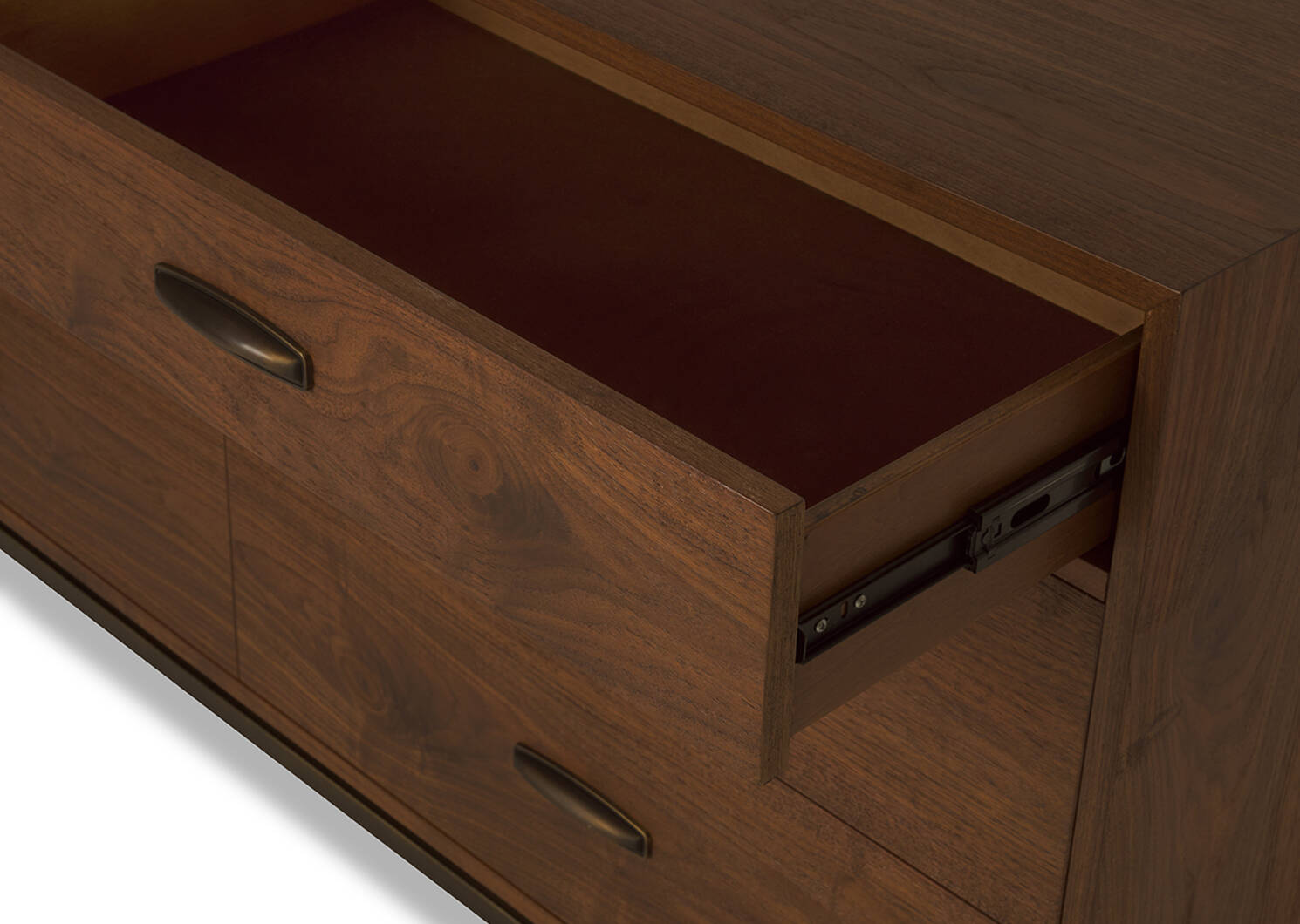 Bureau 6 tiroirs Houston -Harris noyer