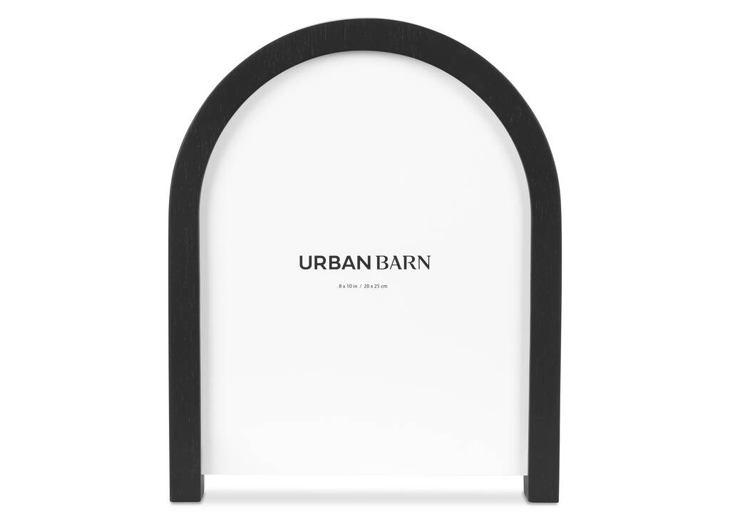 Villa Arch Frame 8x10 Black