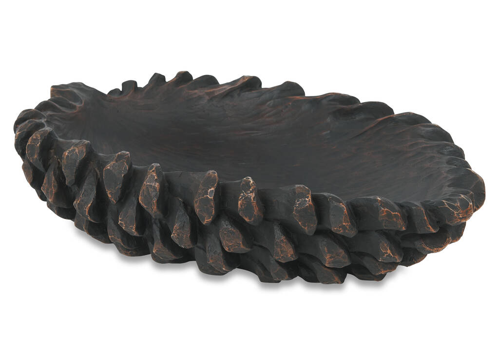 Rill Pinecone Decor Bowl