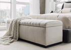 Oliver Storage Bench -Levie Sand