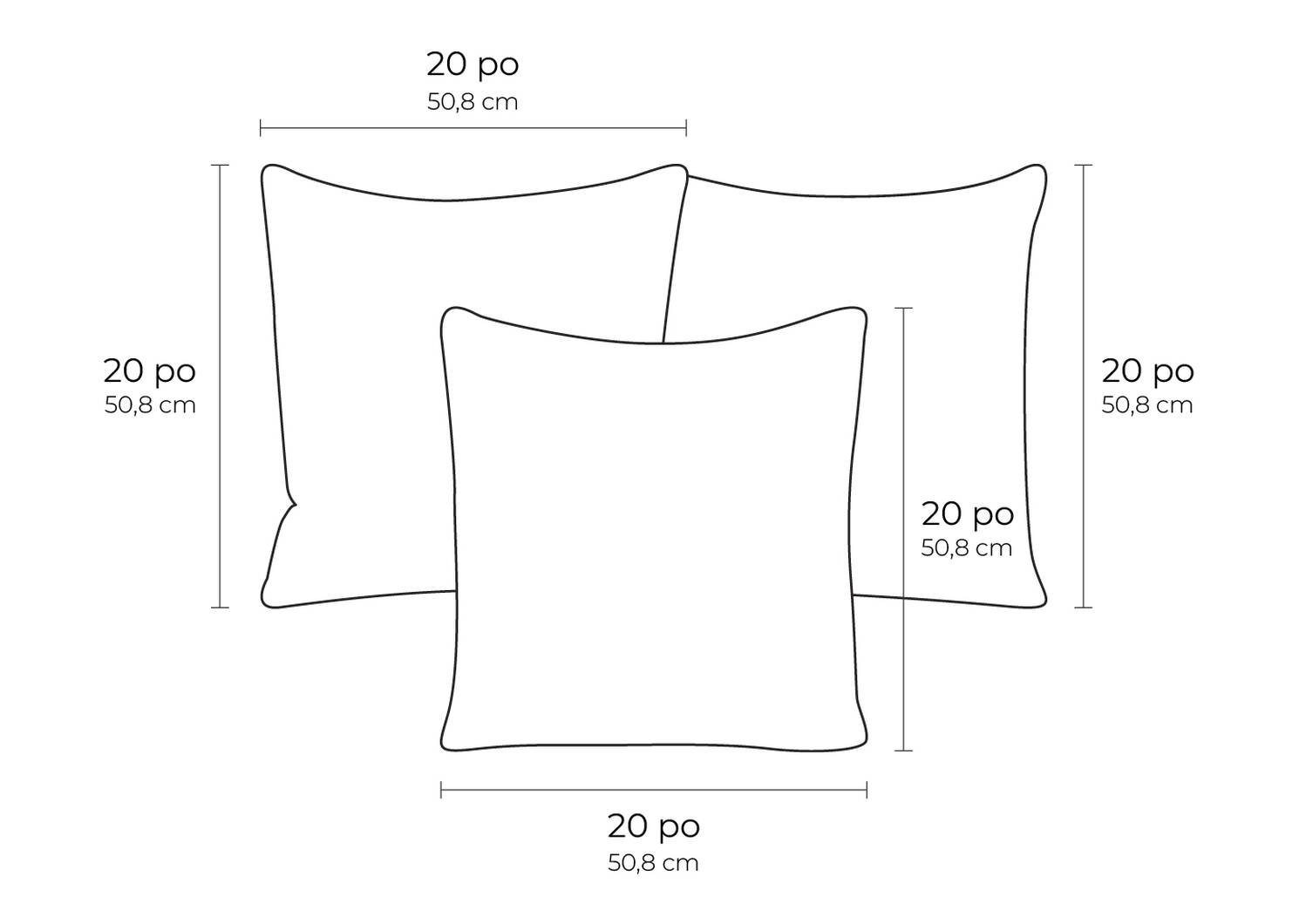 Combo coussins Clair de ciel