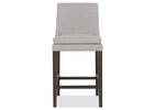 Tabouret Murdoch -Cyrilo argenté/vison